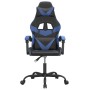 Silla gaming cuero sintético negro y azul en Sillas gaming | Comprar online en Foru.es