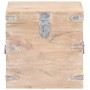 Baúl de madera maciza de acacia 40x40x40 cm de vidaXL, Baúles de almacenamiento - Ref: Foro24-289640, Precio: 111,04 €, Descu...
