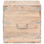 Baúl de madera maciza de acacia 40x40x40 cm de vidaXL, Baúles de almacenamiento - Ref: Foro24-289640, Precio: 111,04 €, Descu...