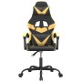Silla gaming cuero sintético negro y dorado en Sillas gaming | Comprar online en Foru.es