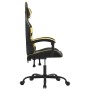 Silla gaming cuero sintético negro y dorado en Sillas gaming | Comprar online en Foru.es
