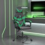 Silla gaming cuero sintético negro y verde en Sillas gaming | Comprar online en Foru.es