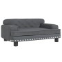 Cama para perros de terciopelo gris oscuro 70x45x30 cm de vidaXL, Camas para perros - Ref: Foro24-171884, Precio: 83,20 €, De...