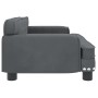 Cama para perros de terciopelo gris oscuro 70x45x30 cm de vidaXL, Camas para perros - Ref: Foro24-171884, Precio: 83,20 €, De...