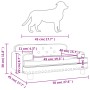 Cama para perros de terciopelo gris oscuro 70x45x30 cm de vidaXL, Camas para perros - Ref: Foro24-171884, Precio: 83,20 €, De...