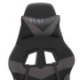 Silla gaming cuero sintético negro y gris en Sillas gaming | Comprar online en Foru.es