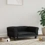 Cama para perros de cuero sintético negra 70x45x30 cm de vidaXL, Camas para perros - Ref: Foro24-171831, Precio: 79,39 €, Des...