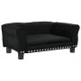 Cama para perros de cuero sintético negra 70x45x30 cm de vidaXL, Camas para perros - Ref: Foro24-171831, Precio: 79,39 €, Des...