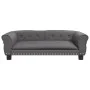 Cama para perros de cuero sintético gris 95x55x30 cm de vidaXL, Camas para perros - Ref: Foro24-171820, Precio: 82,95 €, Desc...