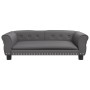 Cama para perros de cuero sintético gris 95x55x30 cm de vidaXL, Camas para perros - Ref: Foro24-171820, Precio: 84,57 €, Desc...