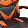 Silla gaming cuero sintético negro y naranja en Sillas gaming | Comprar online en Foru.es