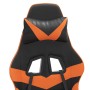 Silla gaming cuero sintético negro y naranja en Sillas gaming | Comprar online en Foru.es