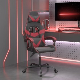Silla gaming cuero sintético negro y rojo vino tinto en Sillas gaming | Comprar online en Foru.es