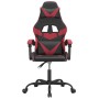 Silla gaming cuero sintético negro y rojo vino tinto en Sillas gaming | Comprar online en Foru.es