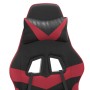 Silla gaming cuero sintético negro y rojo vino tinto en Sillas gaming | Comprar online en Foru.es