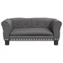 Cama para perros de cuero sintético gris 70x45x30 cm de vidaXL, Camas para perros - Ref: Foro24-171834, Precio: 64,78 €, Desc...