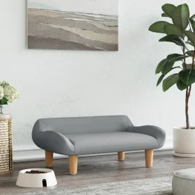 Cama para perros de tela gris claro 70x40x24 cm de vidaXL, Camas para perros - Ref: Foro24-171946, Precio: 63,74 €, Descuento: %