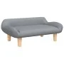 Cama para perros de tela gris claro 70x40x24 cm de vidaXL, Camas para perros - Ref: Foro24-171946, Precio: 63,74 €, Descuento: %
