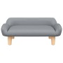 Cama para perros de tela gris claro 70x40x24 cm de vidaXL, Camas para perros - Ref: Foro24-171946, Precio: 72,48 €, Descuento: %