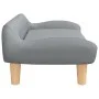 Cama para perros de tela gris claro 70x40x24 cm de vidaXL, Camas para perros - Ref: Foro24-171946, Precio: 63,74 €, Descuento: %