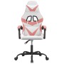 Silla gaming cuero sintético blanco y rosa en Sillas gaming | Comprar online en Foru.es