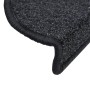 Alfombrillas de escalera 10 unidades gris antracita 56x17x3 cm de vidaXL, Alfombrillas para escalones - Ref: Foro24-149735, P...