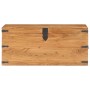 Baúl de madera maciza de acacia 90x40x40 cm de vidaXL, Baúles de almacenamiento - Ref: Foro24-289641, Precio: 203,87 €, Descu...