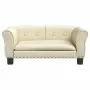 Cama para perros de cuero sintético crema 70x45x30 cm de vidaXL, Camas para perros - Ref: Foro24-171832, Precio: 79,39 €, Des...