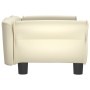 Cama para perros de cuero sintético crema 70x45x30 cm de vidaXL, Camas para perros - Ref: Foro24-171832, Precio: 80,77 €, Des...