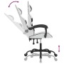 Silla gaming cuero sintético blanco y negro en Sillas gaming | Comprar online en Foru.es