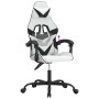 Silla gaming cuero sintético blanco y negro en Sillas gaming | Comprar online en Foru.es
