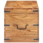 Baúl de madera maciza de acacia 90x40x40 cm de vidaXL, Baúles de almacenamiento - Ref: Foro24-289641, Precio: 203,87 €, Descu...