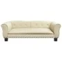 Cama para perros de cuero sintético crema 95x55x30 cm de vidaXL, Camas para perros - Ref: Foro24-171818, Precio: 79,71 €, Des...