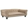 Cama para perros de cuero sintético color capuchino 95x55x30 cm de vidaXL, Camas para perros - Ref: Foro24-171821, Precio: 79...