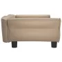 Cama para perros de cuero sintético color capuchino 95x55x30 cm de vidaXL, Camas para perros - Ref: Foro24-171821, Precio: 79...