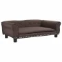 Cama para perros de cuero sintético marrón 95x55x30 cm de vidaXL, Camas para perros - Ref: Foro24-171819, Precio: 83,80 €, De...