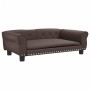 Cama para perros de cuero sintético marrón 95x55x30 cm de vidaXL, Camas para perros - Ref: Foro24-171819, Precio: 84,92 €, De...