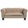 Cama para perros de cuero sintético color capuchino 70x45x30 cm de vidaXL, Camas para perros - Ref: Foro24-171835, Precio: 67...