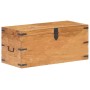 Baúl de madera maciza de acacia 90x40x40 cm de vidaXL, Baúles de almacenamiento - Ref: Foro24-289641, Precio: 203,87 €, Descu...