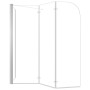 Mampara de ducha de vidrio templado transparente 120x69x130 cm de vidaXL, Puertas de ducha - Ref: Foro24-146227, Precio: 218,...