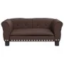 Cama para perros de cuero sintético marrón 70x45x30 cm de vidaXL, Camas para perros - Ref: Foro24-171833, Precio: 64,99 €, De...