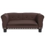 Cama para perros de cuero sintético marrón 70x45x30 cm de vidaXL, Camas para perros - Ref: Foro24-171833, Precio: 66,55 €, De...