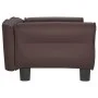 Cama para perros de cuero sintético marrón 70x45x30 cm de vidaXL, Camas para perros - Ref: Foro24-171833, Precio: 64,99 €, De...
