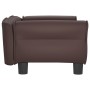 Cama para perros de cuero sintético marrón 70x45x30 cm de vidaXL, Camas para perros - Ref: Foro24-171833, Precio: 66,55 €, De...