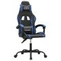 Silla gaming cuero sintético negro y azul en Sillas gaming | Comprar online en Foru.es