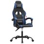 Silla gaming cuero sintético negro y azul en Sillas gaming | Comprar online en Foru.es