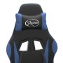 Silla gaming cuero sintético negro y azul en Sillas gaming | Comprar online en Foru.es