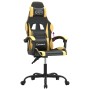 Silla gaming cuero sintético negro y dorado en Sillas gaming | Comprar online en Foru.es