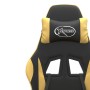 Silla gaming cuero sintético negro y dorado en Sillas gaming | Comprar online en Foru.es