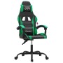 Silla gaming cuero sintético negro y verde en Sillas gaming | Comprar online en Foru.es